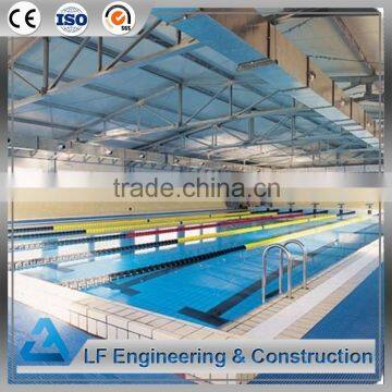 Sales promotion long span steel structure swimming pool roof