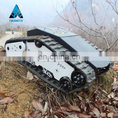 All Terrian Stair Climbing Robot Rubber Track Chassis for Sale photo-3