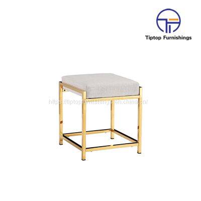 Factory Wholesale Solid Color Collapsible Pu Leather Folding Storage Stool Ottoman photo-5