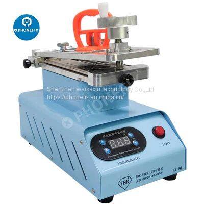 TBK-988X 7inch Multi-Function Rotatabl LCD Touch Screen Separator Machine For Phone Screen Repair