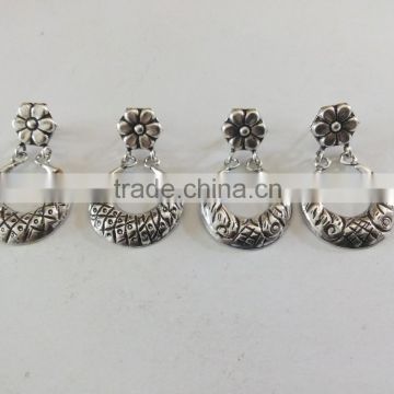 925 carving earings