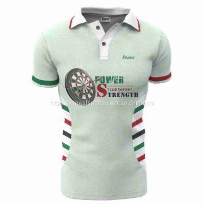 2022 custom sublimation dart shirt with classic polo neck styles