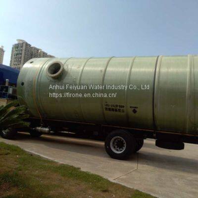 Feiyuan Water Industrial Integrated Drainage Pump Station HMPP Pump Station Stainless Steel Rainwater Lift Pump Station