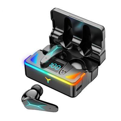X7 TWS Gaming Earphone Spopts Waterproof Hifi Earbuds LED Gaming Headsets With Microphone Headphones