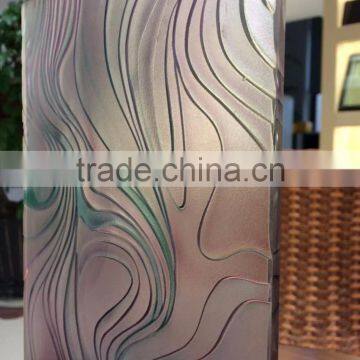 Ultra Clear Patterned Float Glass for Washroom