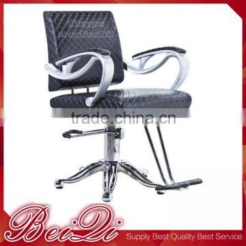 Fashion Design Stainless Steel Base Micro Fiber Leather Best Price Barber Chair