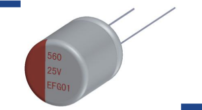 EF Series Conductive Polymer Hybrid Electrolytic Capacitors SMD Type