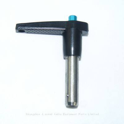JSCC1027L Stainless Steel Speaker Accessories L Handle  10*27 Locking Pins Push Button  Pin Para Parlantes Quick Release Pin