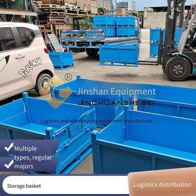 jinchuan non-standard steel folding logistics turnover boxes with uniform specifications, fixed capacity and standardized cargo placement