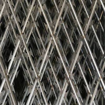 Barbed Razor Wire Roll Powder Coated for Security Wire Fencing and Prison Perimeter Fence Application Long Lasting photo-2