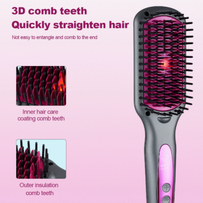 New Infrared Straightening Comb/straightener/fluffy Comb Curling Iron/straightening Comb Salon（Wechat:13510231336） photo-2