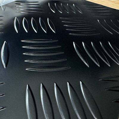 Black Aluminum Diamond Plate 0.025