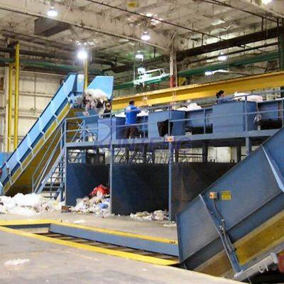 Large Dustbin for Sorting Table With Scrapshoot Hole Waste Segregation Machine Sorting Line photo-4