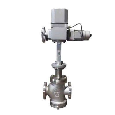 Электрический двухместный регулирующий клапан photo-2