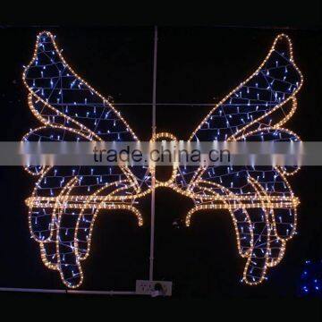 PVC &light rope angel christmas light