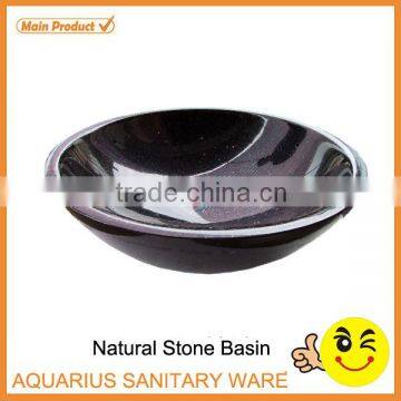 Bathroom Natural Black Marble Sink