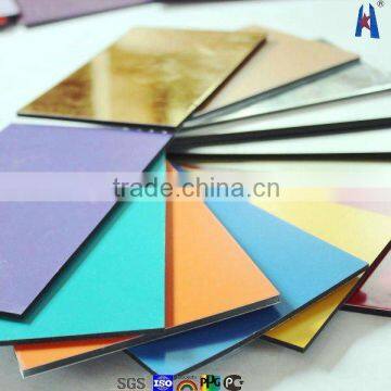 PE/PVDF aluminium plastic panels for curtain wall