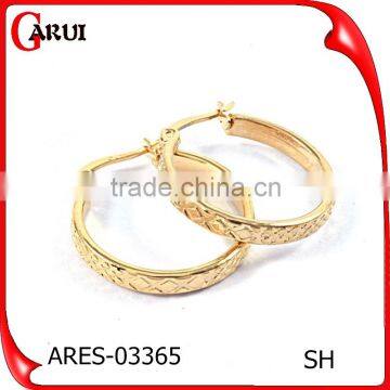 best selling stainless steel jewelry gold earrings big hoop earrings