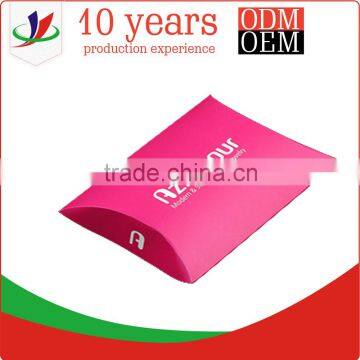 Custom Print Corrugated Recycled Kraft Paper Pillow Boxes Wholesale