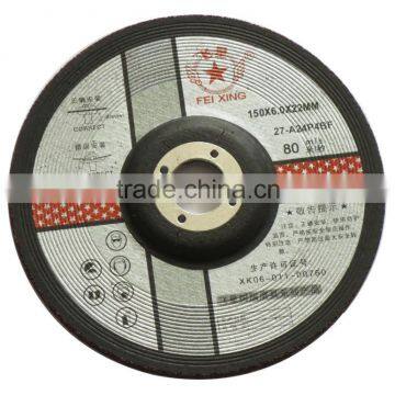 Best quality 6"inch resin grinding disc/wheel for steel