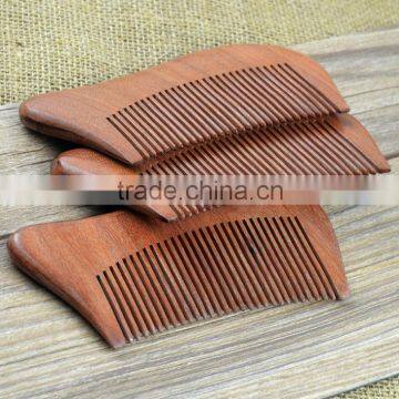 Red Sandalwood Comb Natural Health Care Wooden No-Static Hair Comb