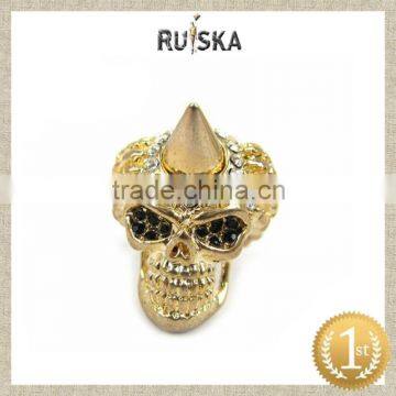 LATEST GOLD CLASSIC RING DESIGNS FOR GIRLS,FASHION SKULL RING,FINGER RING