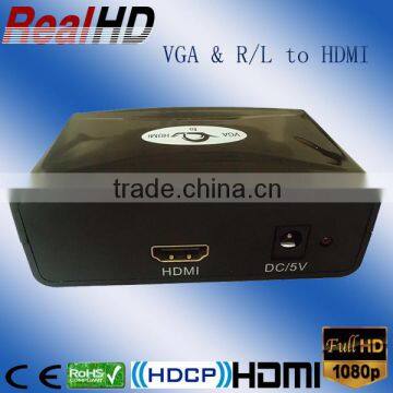 2016 Top Great Selling VGA HDMI Converter 1080p VGA to HDMI Converter With R/L From China