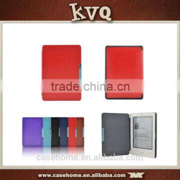 Book style Folio Leather Case Cover for KOBO touch, 6 inch For Kobo touch leather case