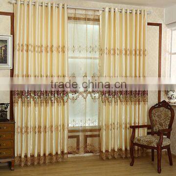 The hot sale hotel shower curtain window curtain fancy office window curtains sale wholesale