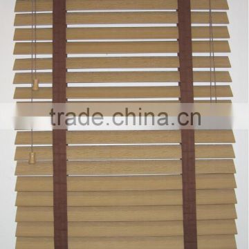 2015 new desigh wooden window blind faux wood blinds PVC wood venetian roller blinds