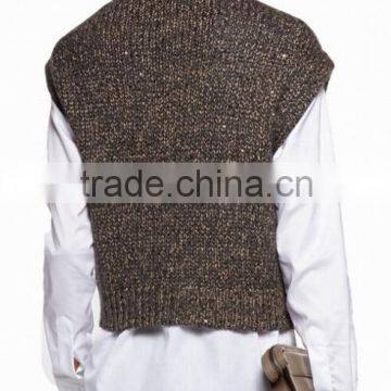 Women Cashmere Turtle Neck Short Sleeve Sweater photo-3