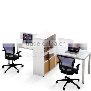 Modern office computer workstation for 2 person desk (SZ-WSB331)