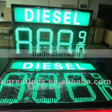 24inch High Luminance LED Message Sign for oil station changer