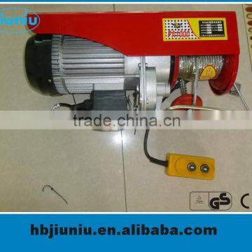 Construction lift hoist, mini electric wire cable hoist