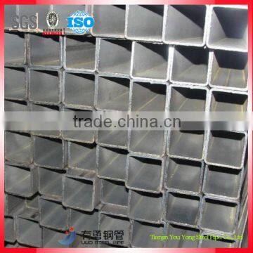 ASTM A500 ERW black square steel pipe railing from China