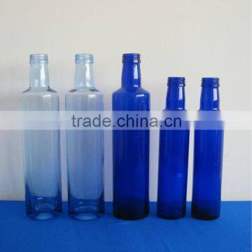 colored olive oil bottle in different shape