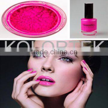 Pop Neon Magenta Pigment For Nails, Neon Nail Polish Pigments