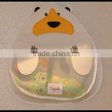 Baby Bath Toy Organizer - Bath Toy Holder for Tub With 1 Strong Suction Cups and Large Bath Toy Storage Bag Quality Choice photo-3