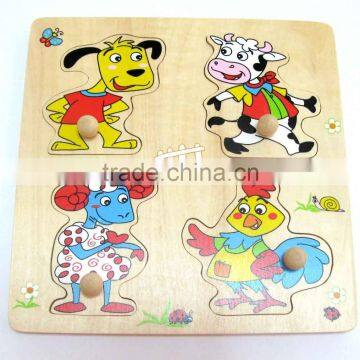 wooden educational puzzle for two-tier puzzle---New item!!!