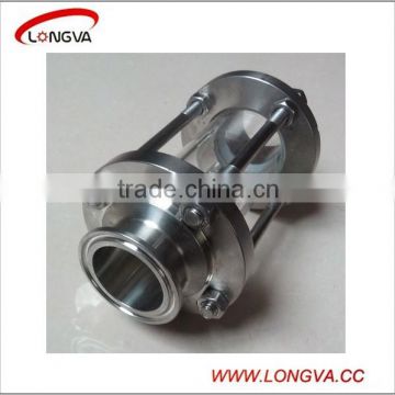 stainless steel sanitary straight clamped sight glass