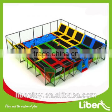 large indoor elastic bed in trampoline for kids