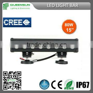 CREE 80w LED Light Bar for Offroad Vehicle,Heavty Duty,Agriculture,Mining and Marine