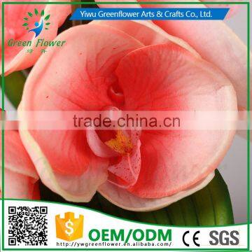 2016 Wholesale PU Latex Artificial Flowers Moth Orchid Four Pieces Two Leafs Real Touch Babys Breath Fake Flower photo-5