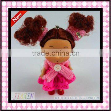 2013 new style plastic mini doll,vinyl small doll