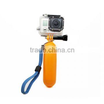 Floaty bobber with strap and screw for Gopro Hero 4 3+/3/2/1,Yellow color GP81