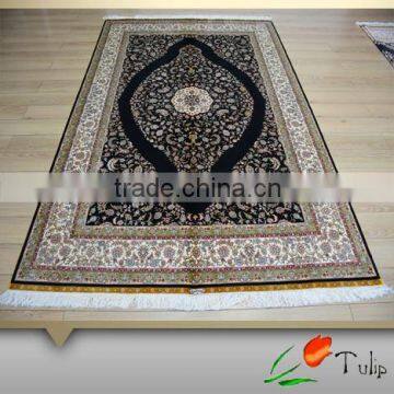 Persian Silk rugs handmade carpets hand knotted rugs for home, hotel, villa, prayer use