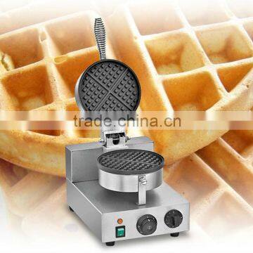 Single plate rotating electric waffle baker / waffle maker