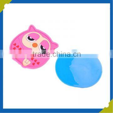 custom individual 3D soft embossed Person cranial pvc rubber patchs