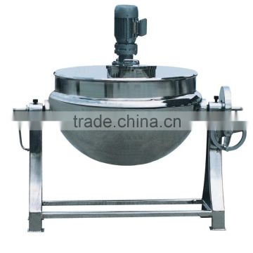 50-1000L tilting agitation steam heating jacketed kettle