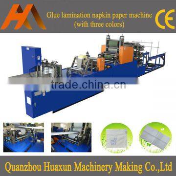 Automatic napkins lamination folding serviette tissue paper machine factory